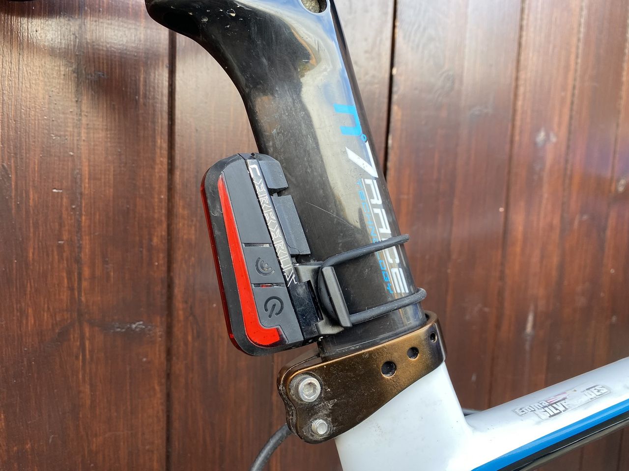 Mounted upside down