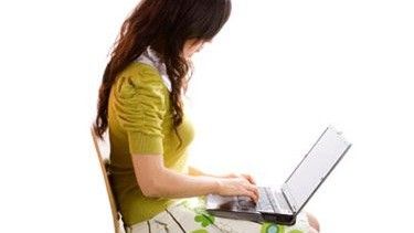 Woman on laptop