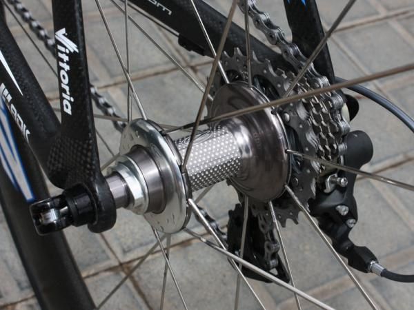 Zabriskie's Zipp wheels feature the company's new 88/188 front/rear hubs.