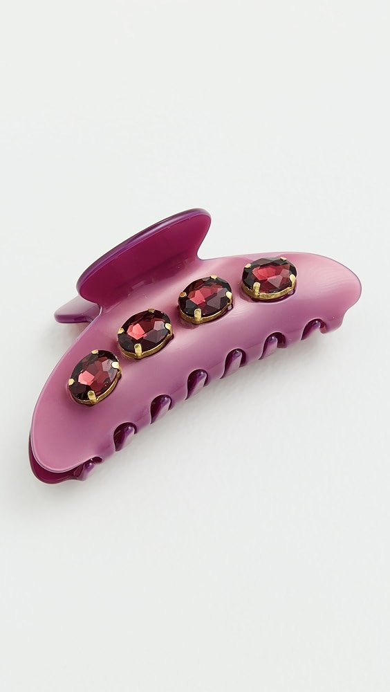 Lele Sadoughi Large Crystal Claw Clip