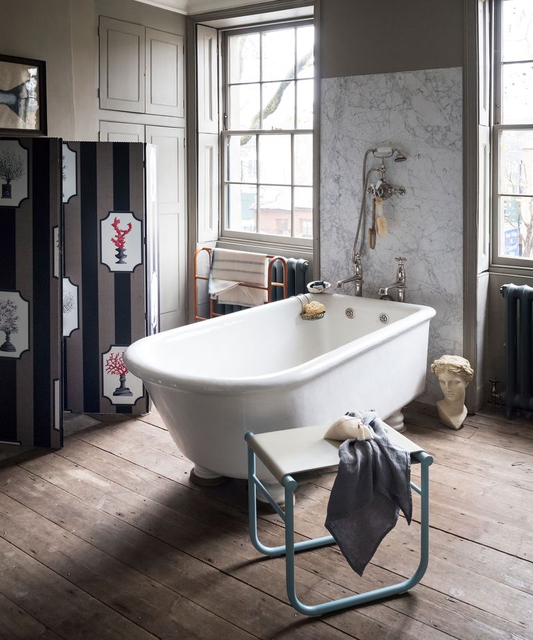 12 gray bathroom ideas: how to decorate with this popular neutral ...