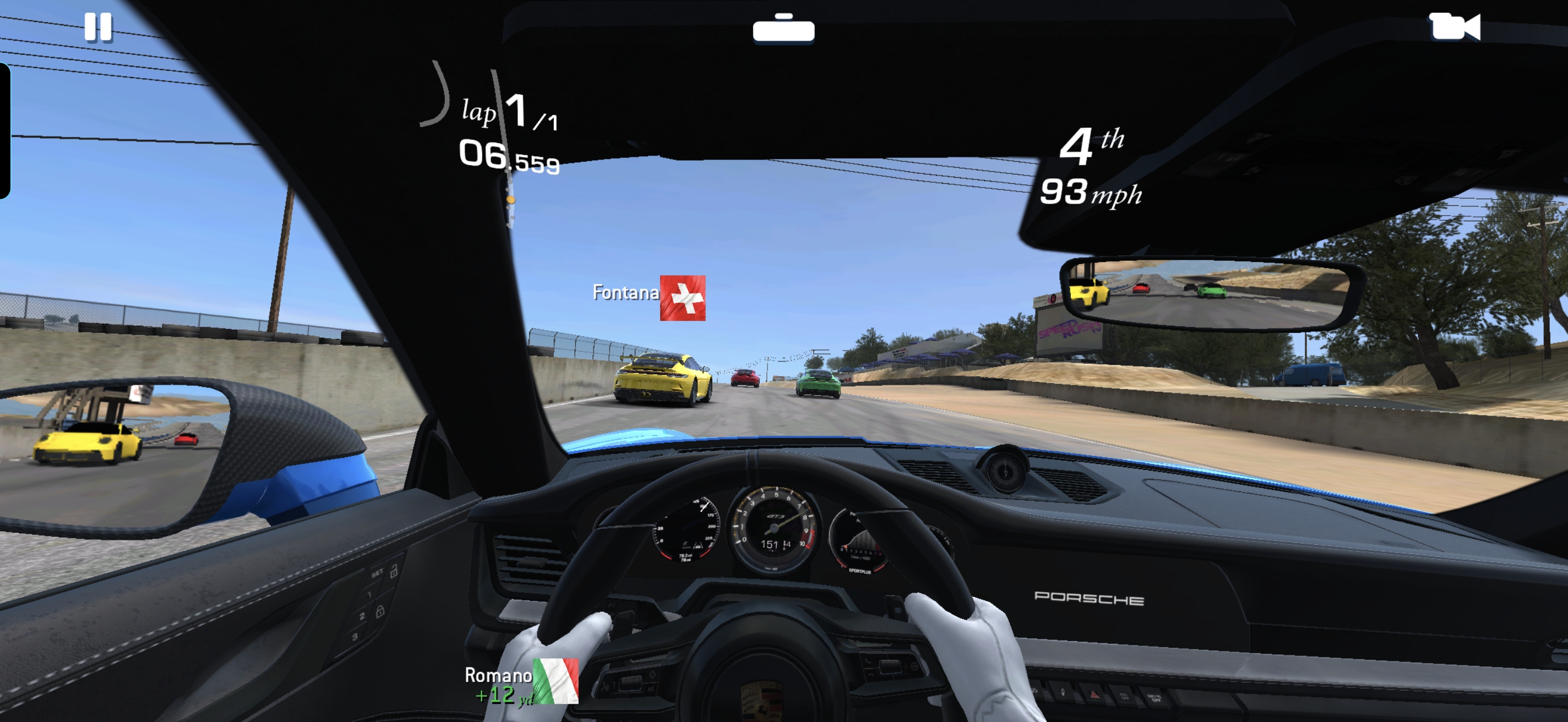 Real Racing 3 gameplay on the Honor Magic 5 Pro