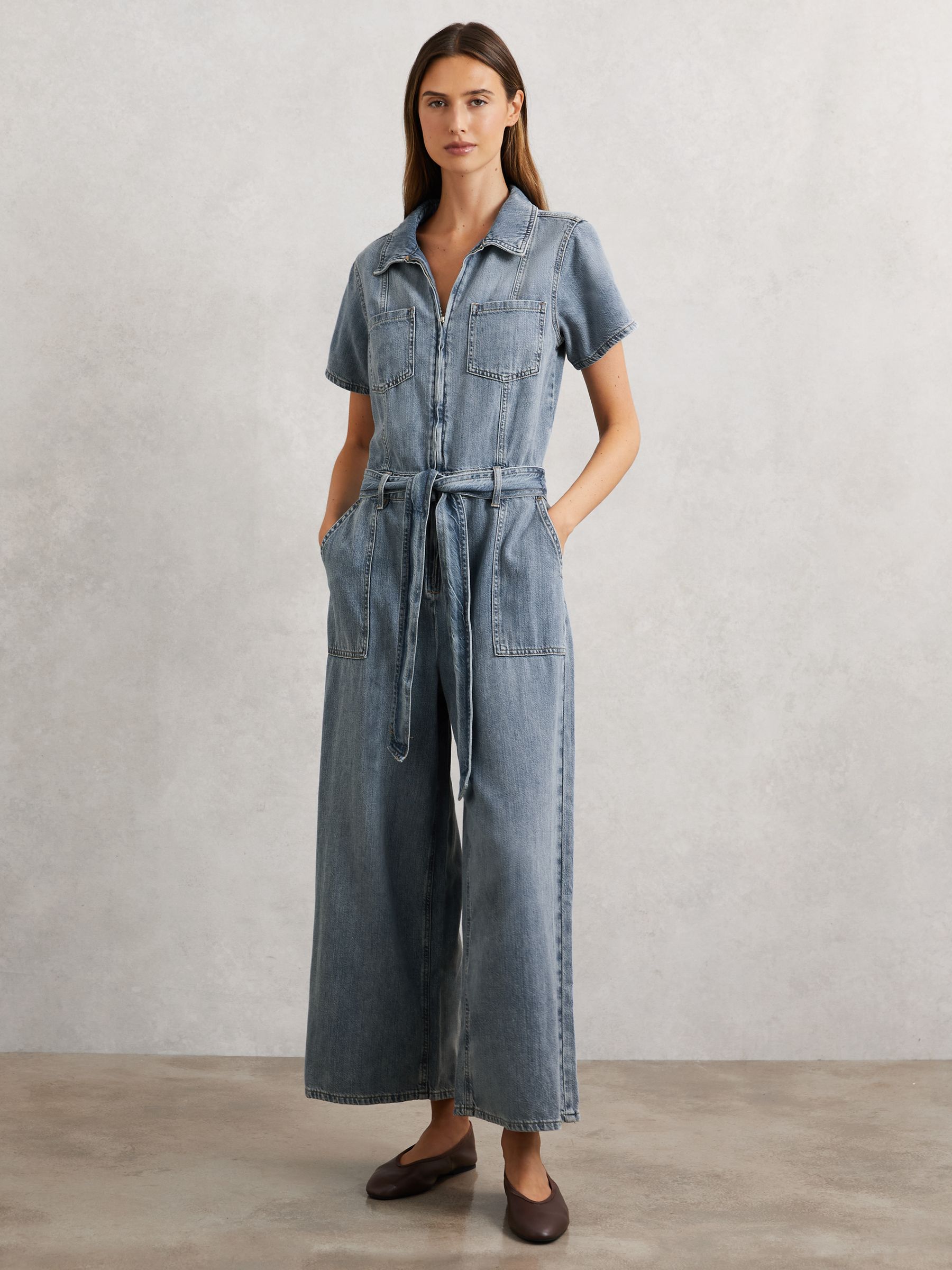 Jumpsuit in Indigo Blue