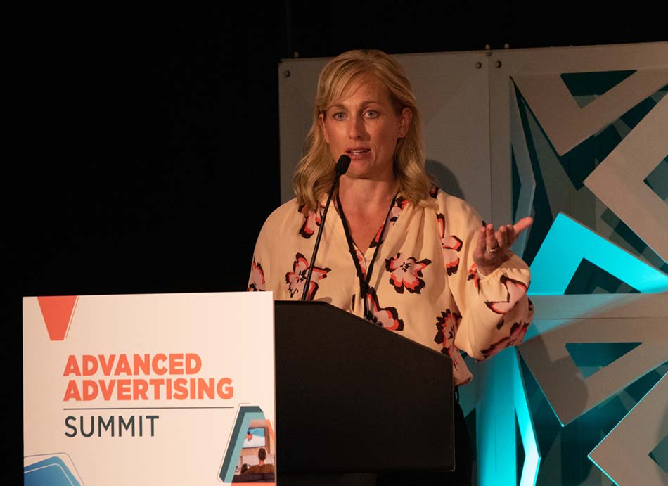 Video Advertising Bureau EVP Danielle DeLauro moderated the Advanced Advertising session “Advertising on CTV.”