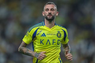 Marcelo Brozovic in action for Al-Nassr against Al-Raed in August 2024.