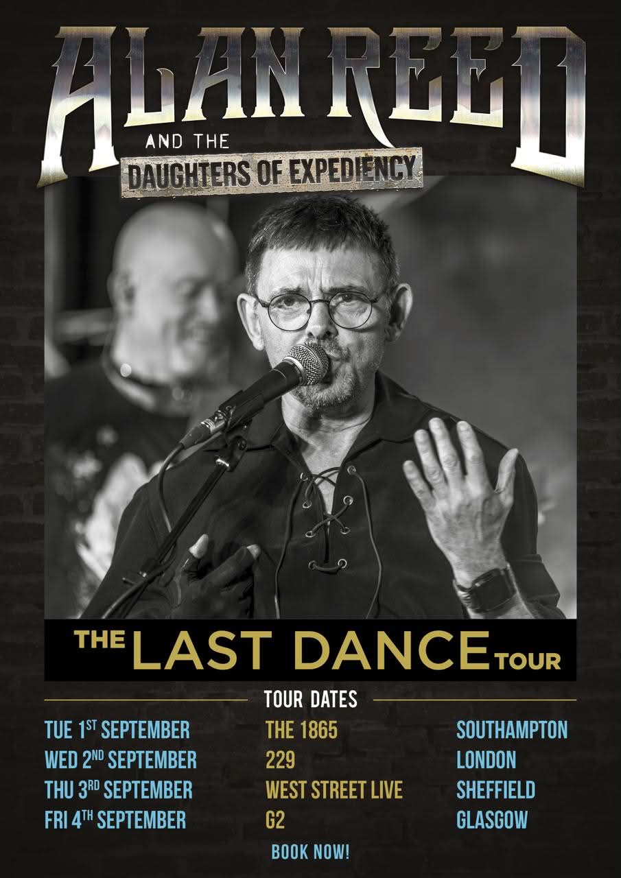 Alan Reed The Last Dance tour poster