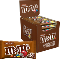 M&M's Peanut Single 45g (Pack of 24) - M and M