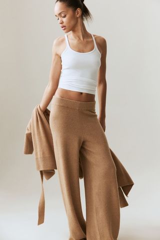 Fine-Knit Pants