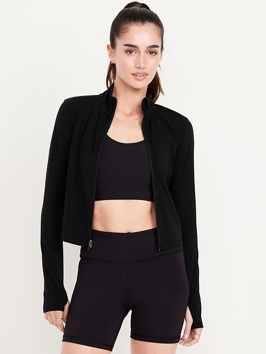 Studiosmooth Crop Full Zip