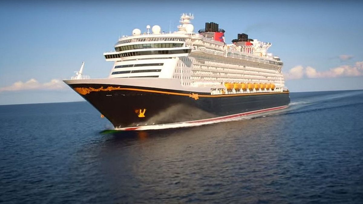 Disney's new cruise ship setting sail on maiden voyage