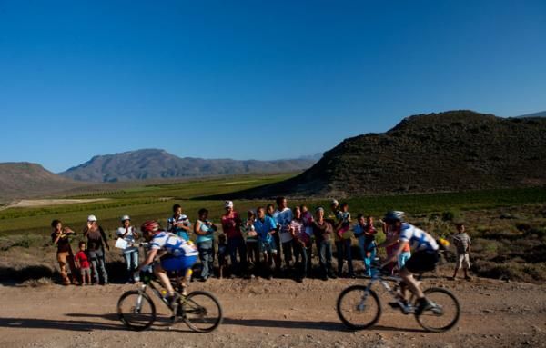Racers during stage 3 of the Cape Epic