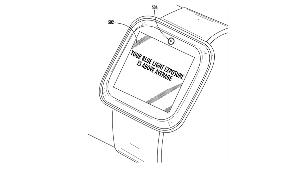 Concept images of watches pictured in the patent