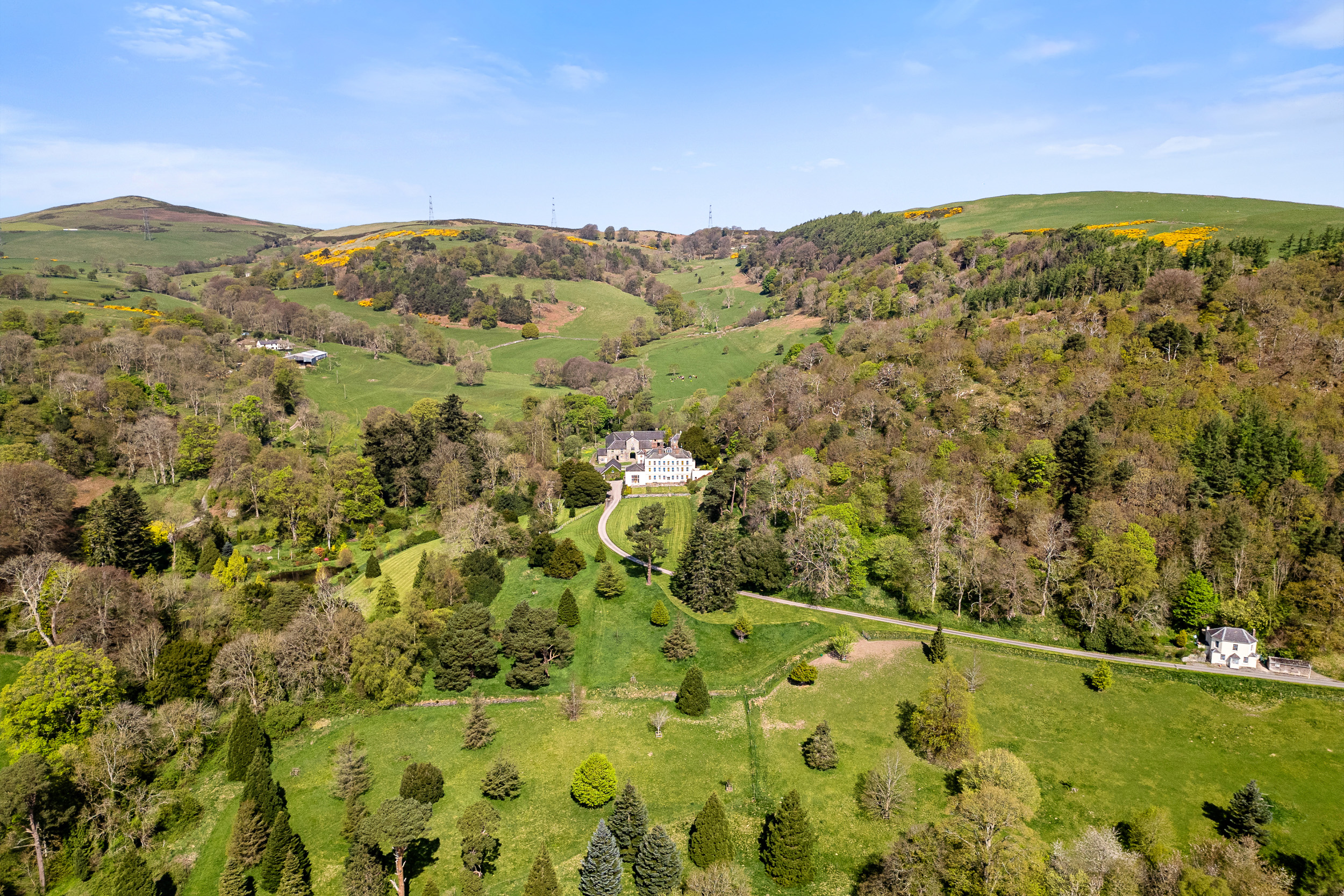 The historic Garthewin estate