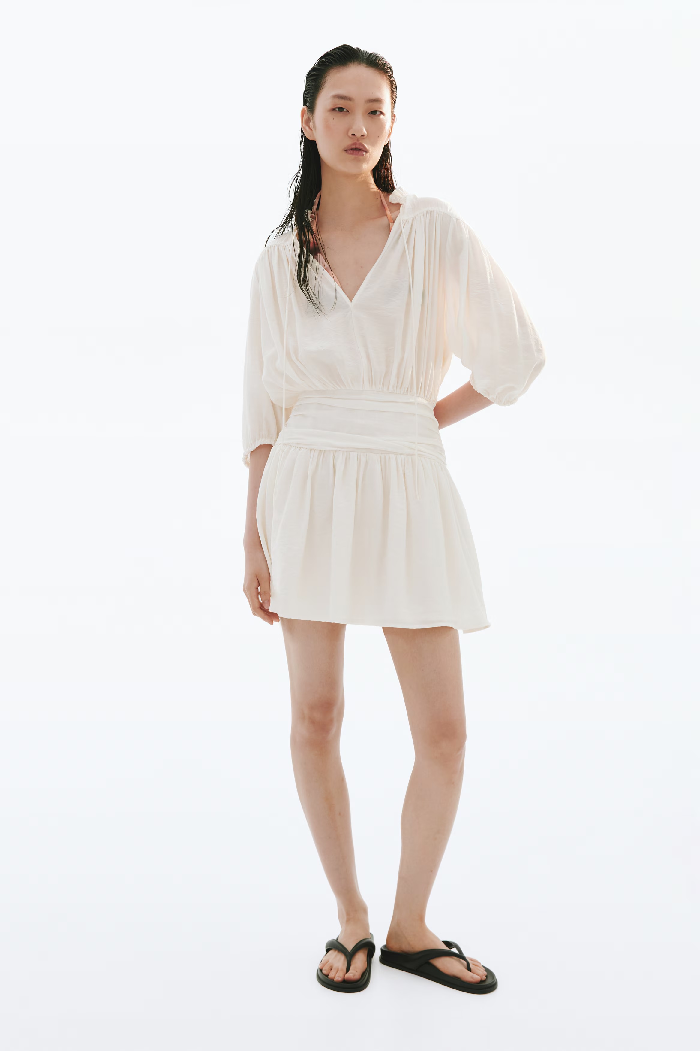 H&amp;amp;M, Draped Tunic Dress