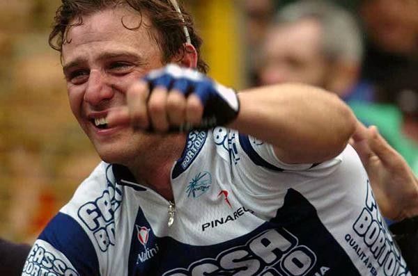Alessandro Petacchi - completely caught up in the moment