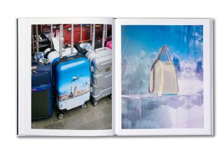 Spread from A tale of one city by Daniel Stier showing suitcases and bags