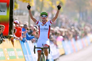 Marianne Vos (WaowDeals) wins Cyclo-cross World Cup in Bern 2018 - leads the World Cup series