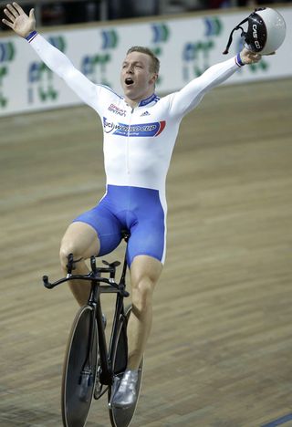 Chris Hoy had many victories on the UKSI bikes throughout his career. Photo: Graham Watson