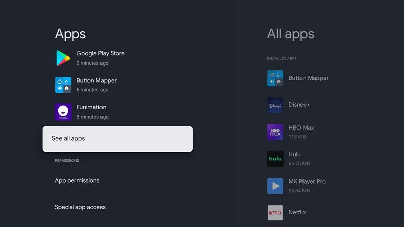 Chromecast Uninstall Apps