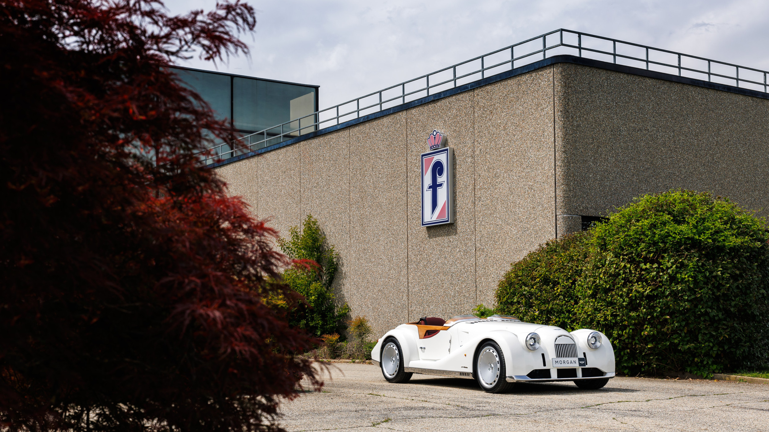 The Morgan Midsummer Barchetta, one of 50 examples designed in collaboration with Pininfarina and Morgan