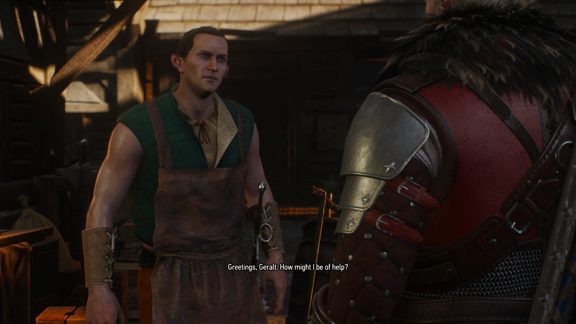 Witcher 3 Remastered transmog - Hattori