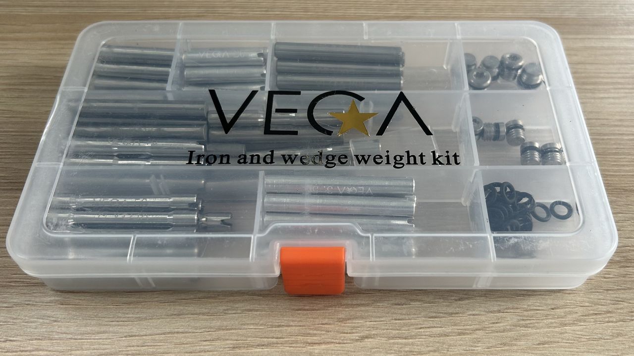 Photo of the weight kit for the Vega SS Irons