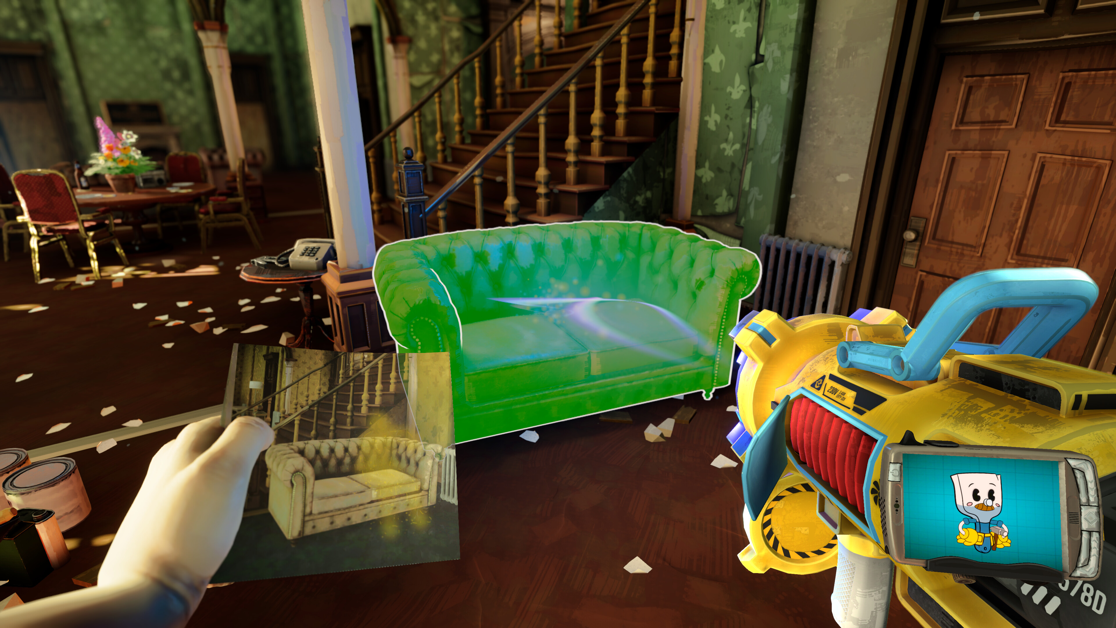 Screenshot from the indie game There are No ghosts at the Grand