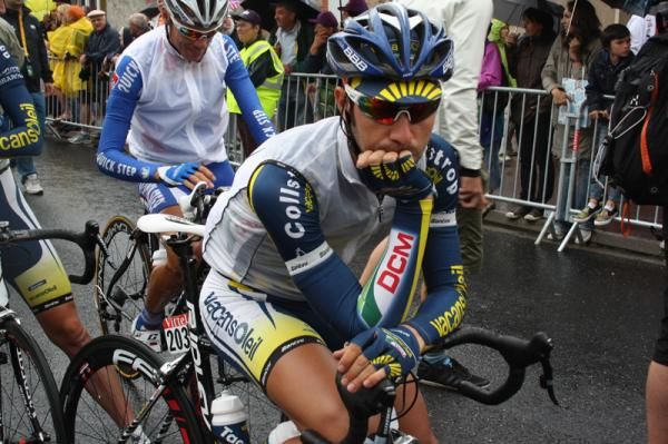 Thomas De Gendt enjoying the fine French weather