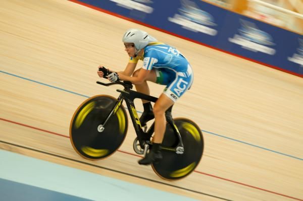 Canberra's Rebecka Wiasak speeds along