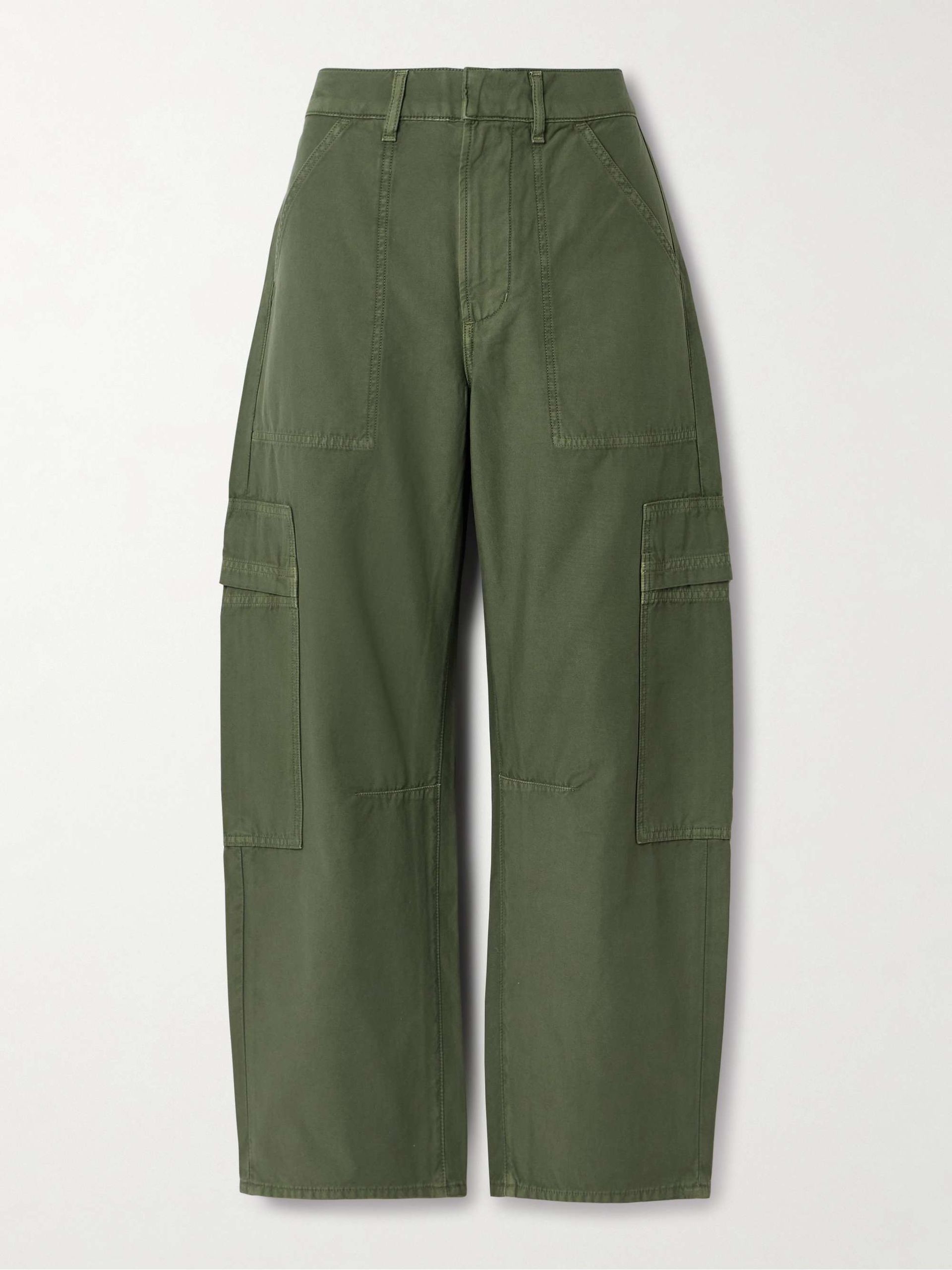 Marcelle Cotton Tapered Cargo Pants