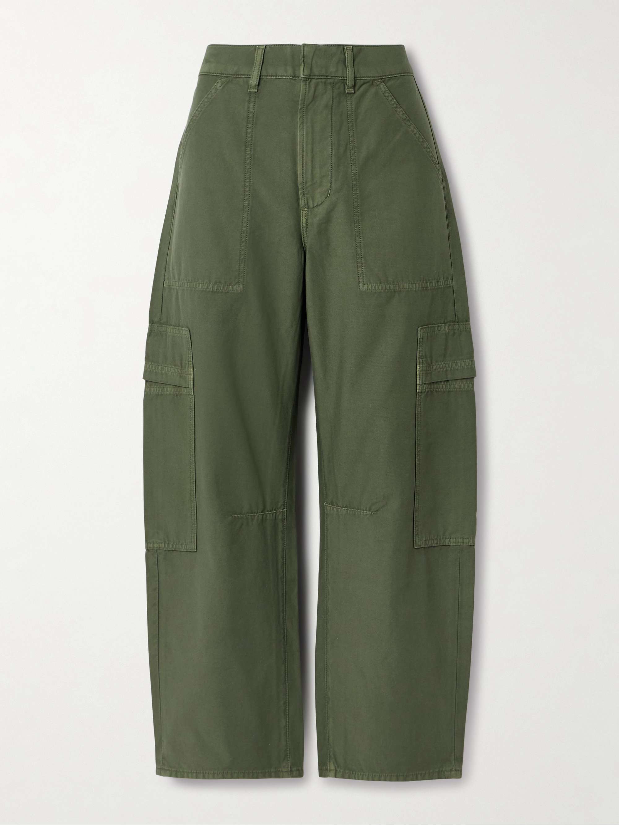Marcelle Cotton Tapered Cargo Pants