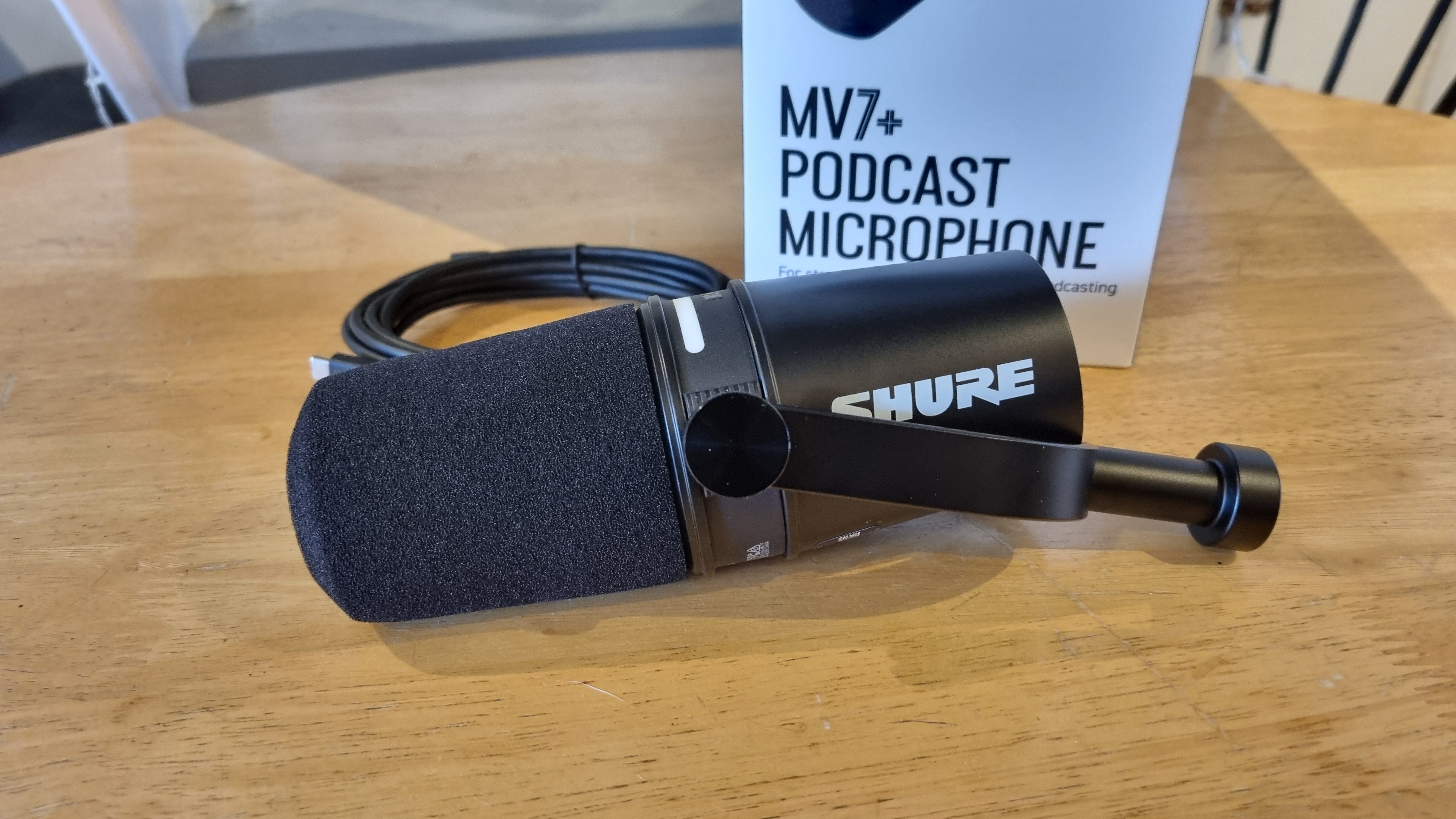 Revisión del micrófono para podcast Shure MV7+