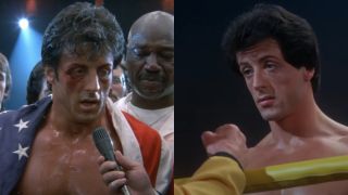 Sylvester Stallone in Rocky IV; Sylvester Stallone in Rocky III