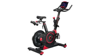 Echelon Smart Connect EX3 Max Bike review: the bike shown in black and red