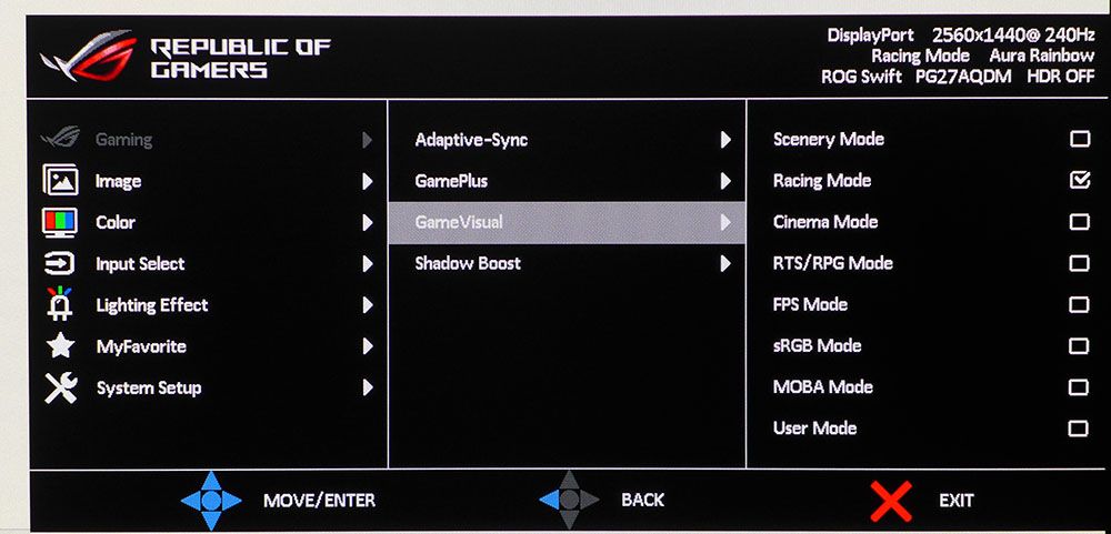 Asus ROG Swift PG27AQDM