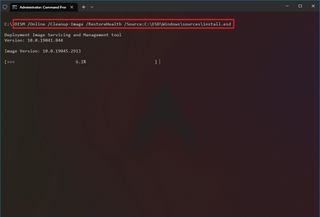 DISM Restorehealth install.esd
