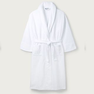white company white dressing gown