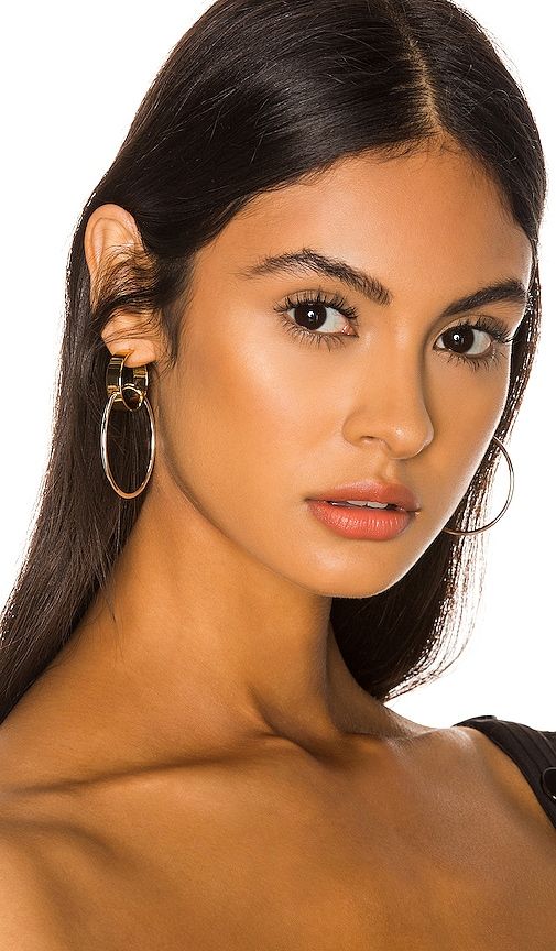 Imogen Hoop Earrings in Gold