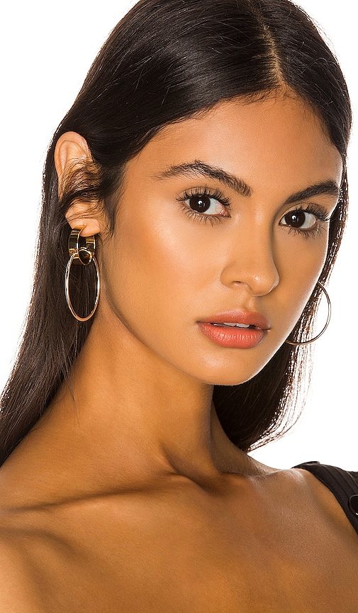 Imogen Hoop Earrings in Gold