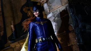 Leslie Grace in Batgirl suit 