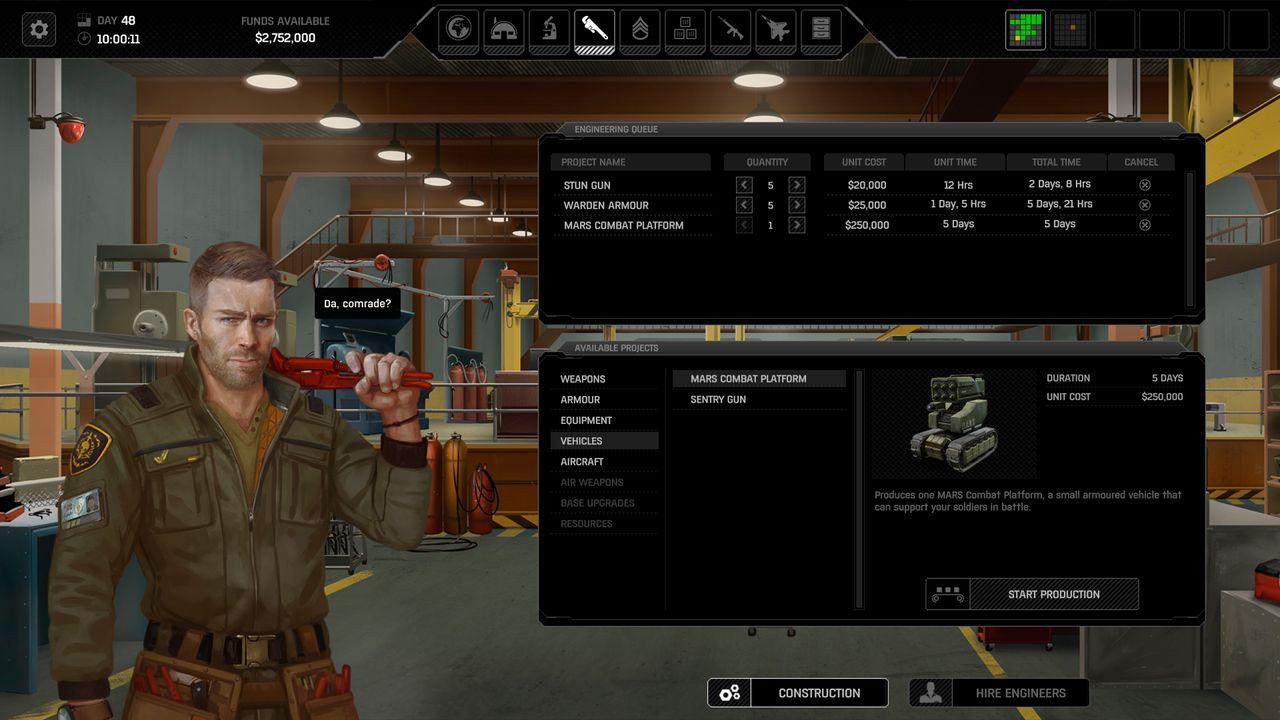 Xenonauts 2 early access