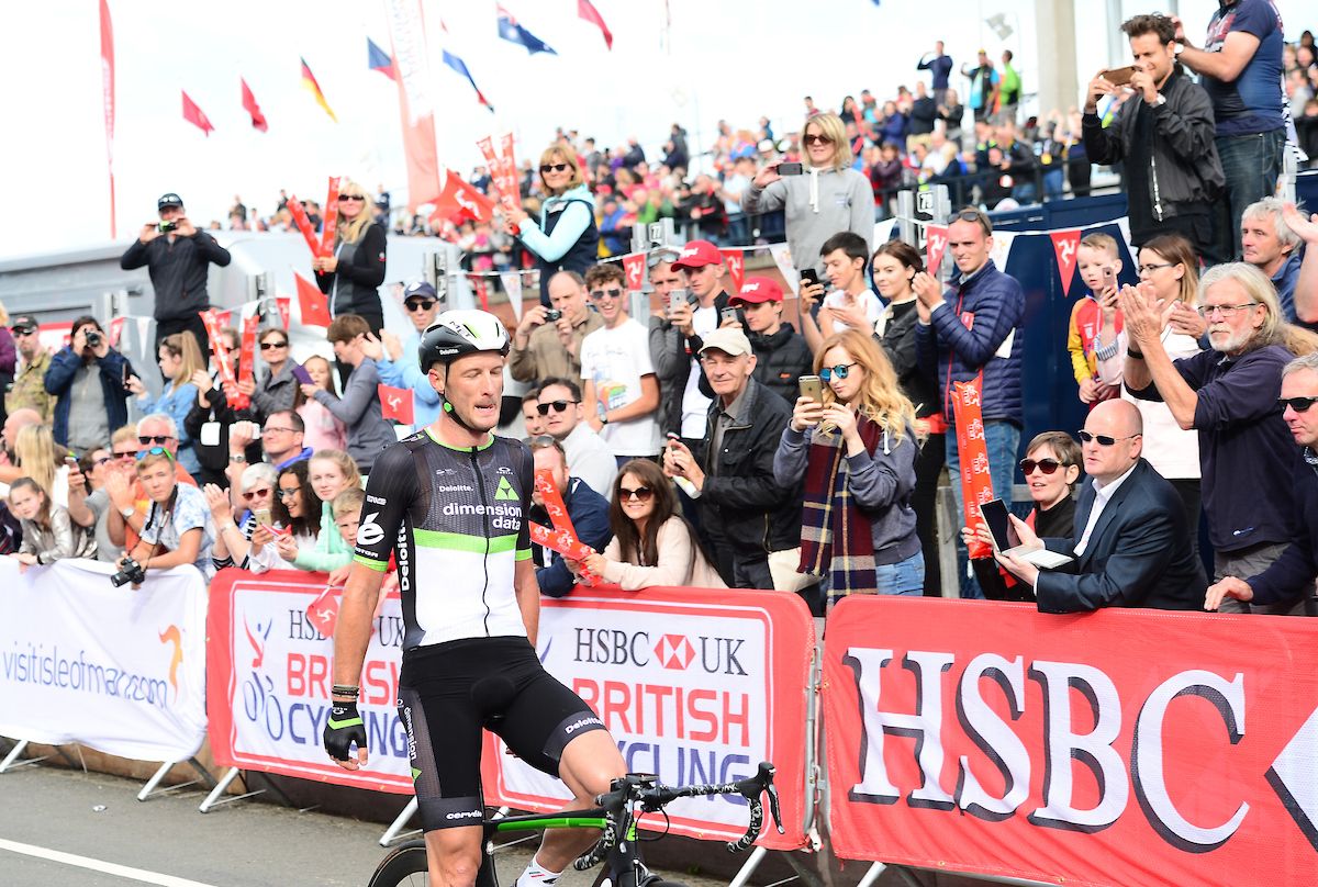 Steve Cummings after his nationals road race win