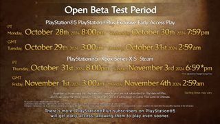 Monster Hunter Wilds Open Beta Test information