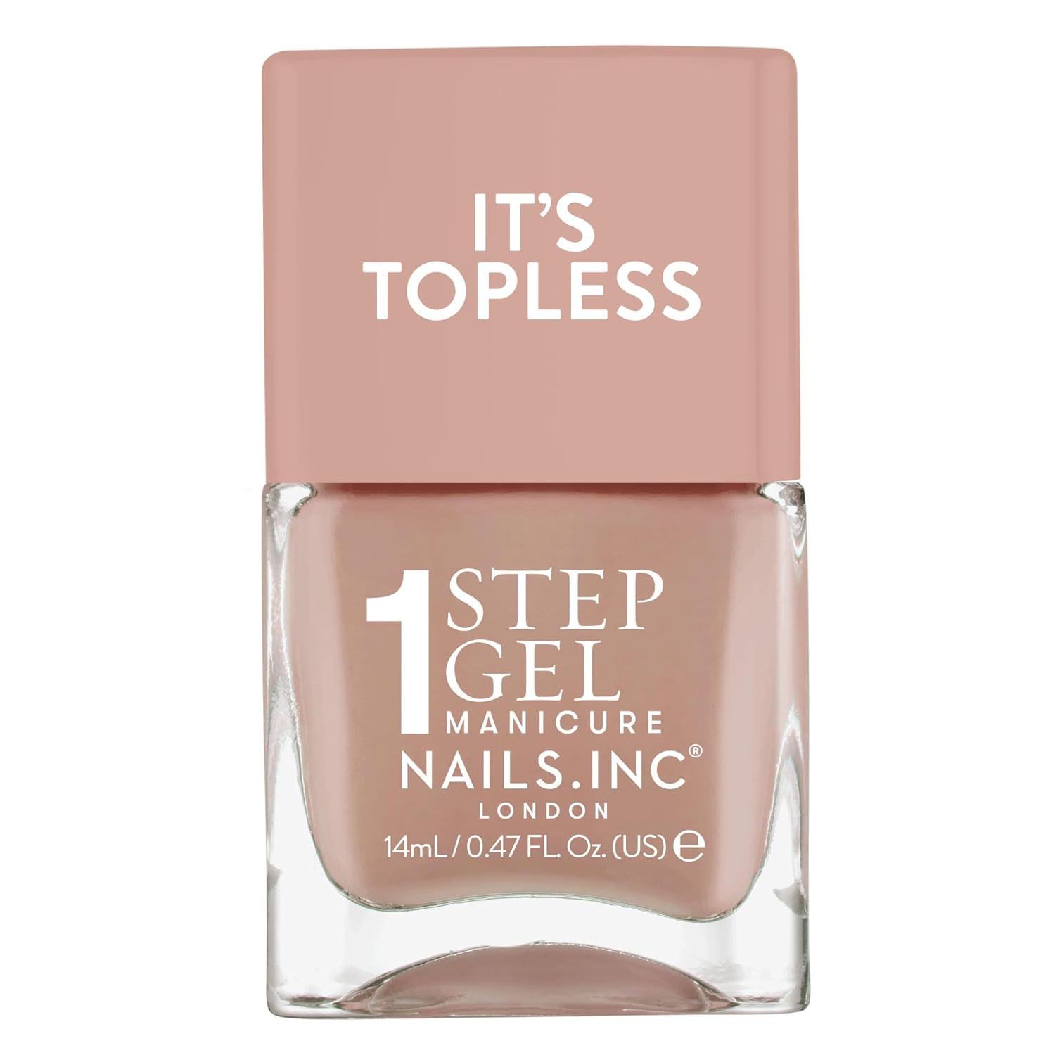 Nails.Inc It&#039;s Topless 1 step gel nail polish