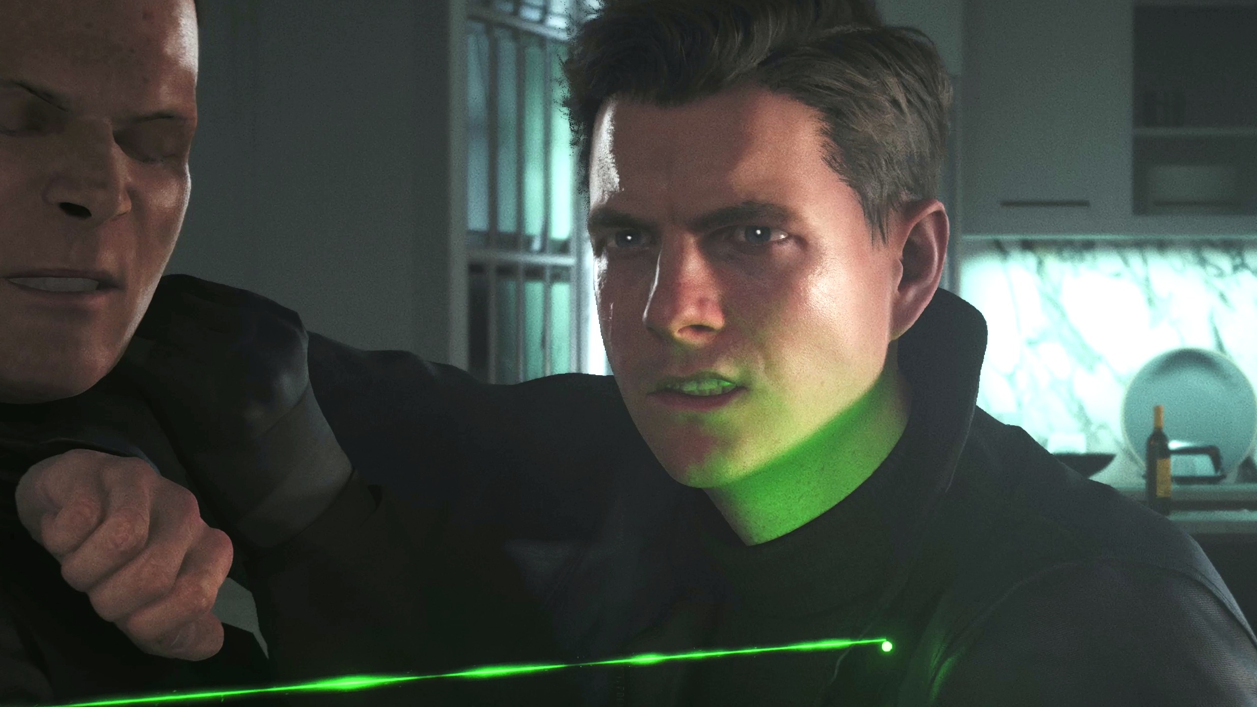 James Bond targeted by a sniper.