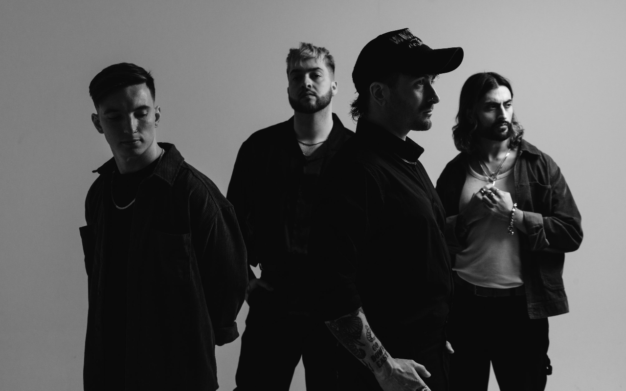 Shields shot in black and white