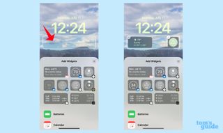 iOS 16 change lock screen add other widgets