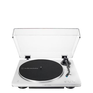 A front-facing shot of the Audio-Technica LP70XBT on a white background