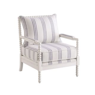 stripe bobbin armchair