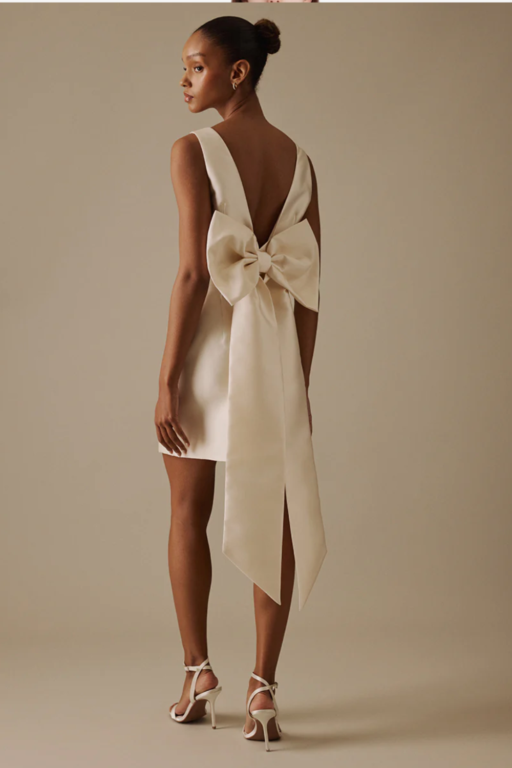 Nobodys Child, Ivory Open Back Mini Atalana Bridal Dress